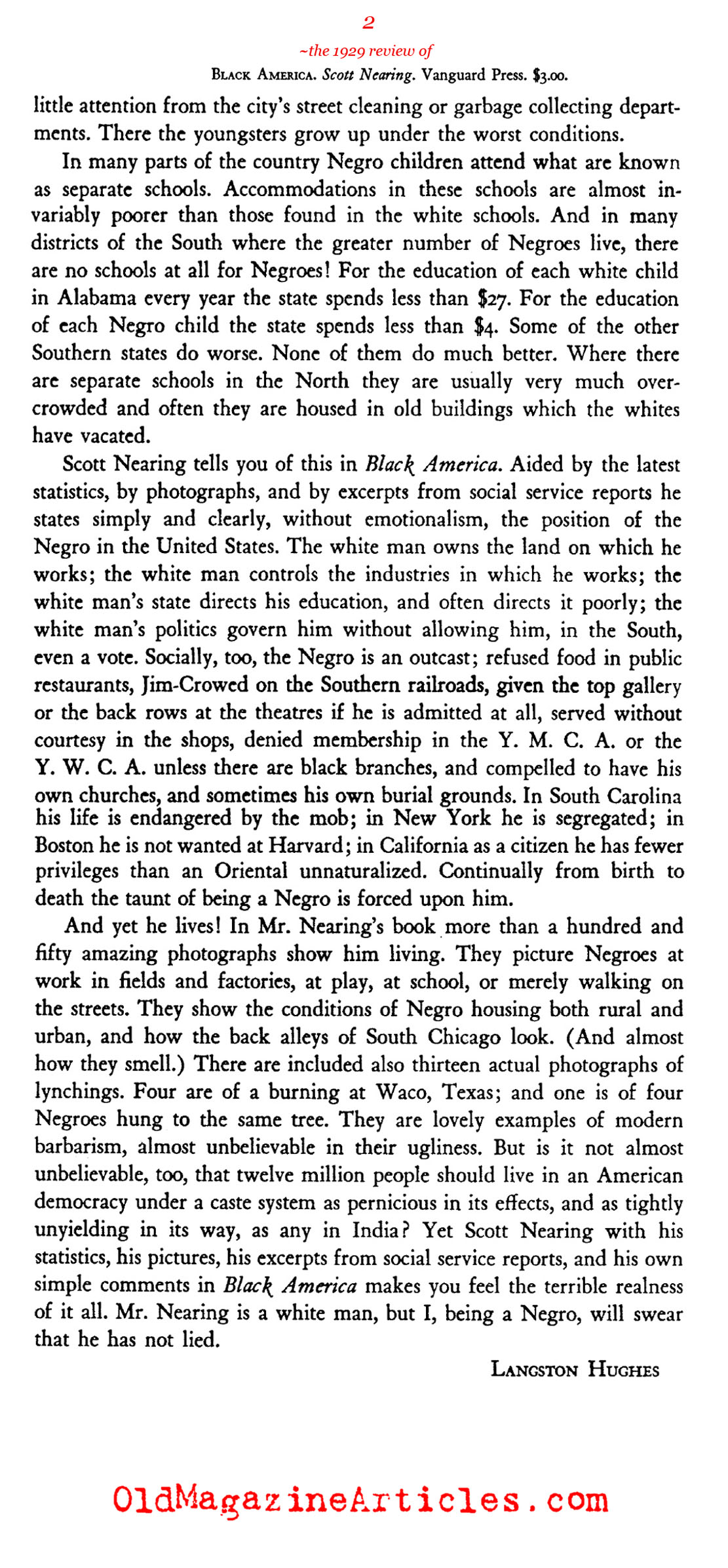 The State of African-Americans in 1929 (The Book League, 1929)